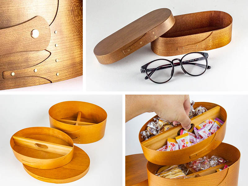 Thin wooden box craft